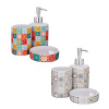 Набор для ванной "Мозаика", 3 предмета, керамика, 2 дизайнаVETTA 463968